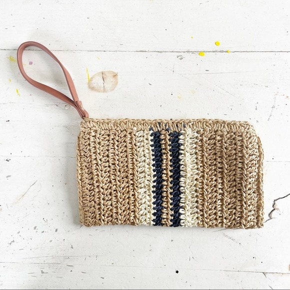 Bujibaja Handbags - Bujibaja Rafia Wristlet Summer Clutch